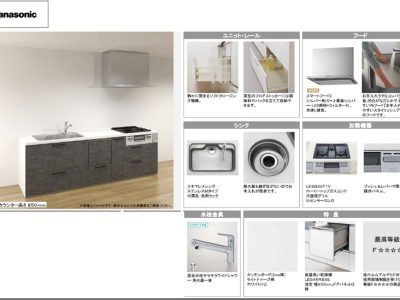 Panasonic製システムキッチン新規交換。食洗機付き♪(キッチン) Panasonic製システムキッチン新規交換。食洗機付き♪(キッチン)