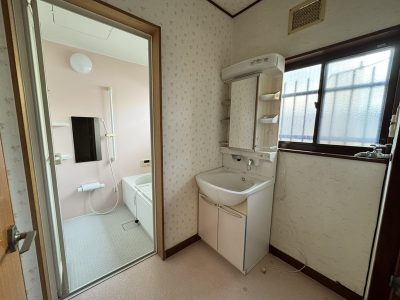 洗面化粧台／室内洗濯機置場