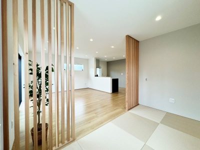 【弊社施工例】畳コーナーのあるリビング(居間)