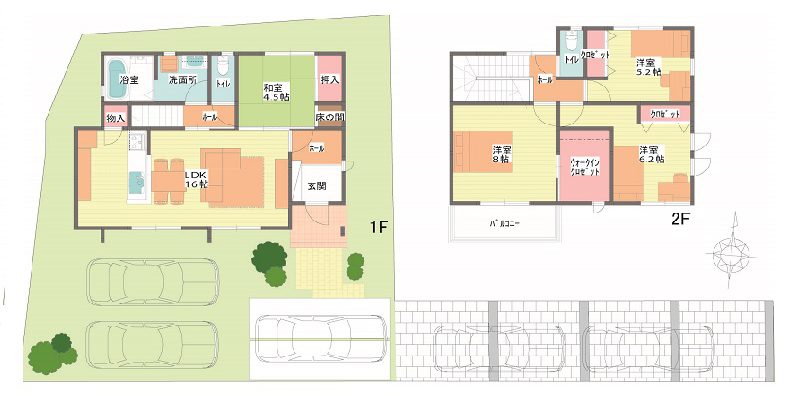 姫路市勝原区朝日谷 中古戸建　間取り