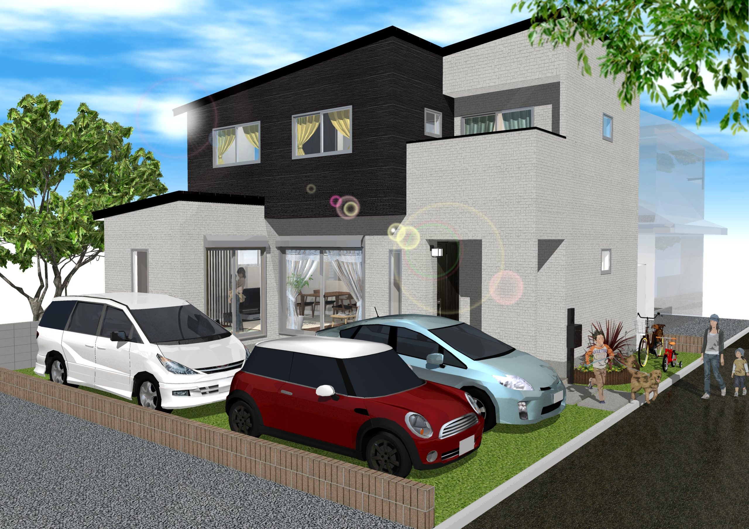 【完成間近】宮田2号地MODEL HOUSE