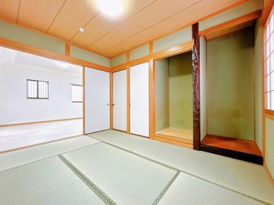 床の間のある6帖の和室(内装)