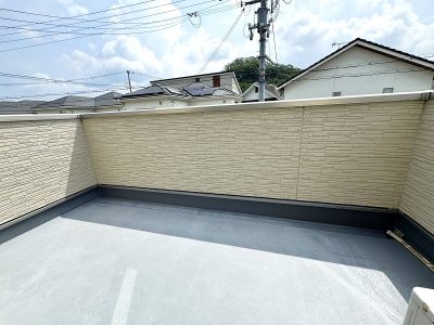 東面のバルコニー♪